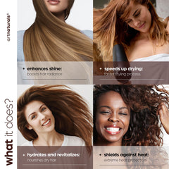 Artnaturals argan oil leave-in conditioner nourishes and protects hair