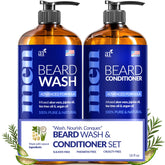 Artnaturals Beard Wash bottle pour for quick, refreshing facial hair cleansing.
