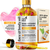 ArtNaturals Face & Body Bio Oil bottle for hydration and smoother skin.
