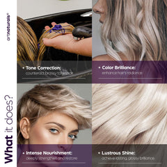Artnaturals Purple Conditioner bottle front highlights hydrating care for color-treated hair.