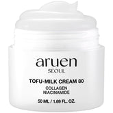 Aruen Fermented TofuCollagen Cream bottle delivering hydrated, plump-looking skin for daily care