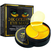Arvesa under-eye mask with collagen and hyaluronic acid hydrates the eye area.