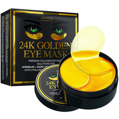 Arvesa under-eye mask with collagen and hyaluronic acid hydrates the eye area.