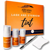 ARYANA NEW YORK Lash & Brow Kit packaging with dual shades for brows and lashes.
