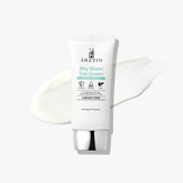 ARZTIN Airy Water Sun Cream bottle pour shows quick, even coverage for daily sunscreen.