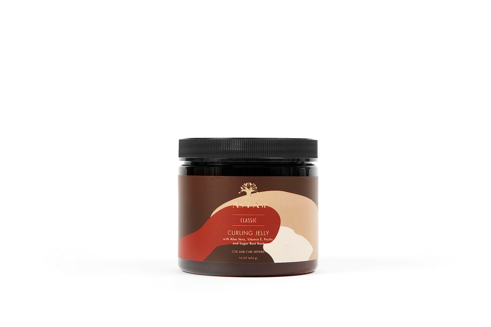 As I Am Curling Jelly bottle shows defined curls and shine.