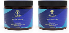 As I Am Dry and Itchy Scalp Care Cowash bottle for refreshing cleanse and soothing scalp.