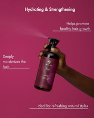 As I Am Onion Water after-use leaves hair smoother and shinier.
