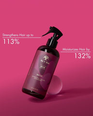 As I Am Onion Water application on hair eases detangling and refreshes styles.