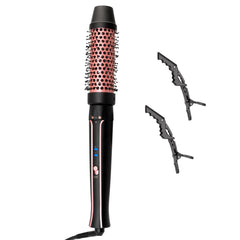 Asani 1.5-inch detachable heated barrel brush delivering defined curls and volume on the go.
