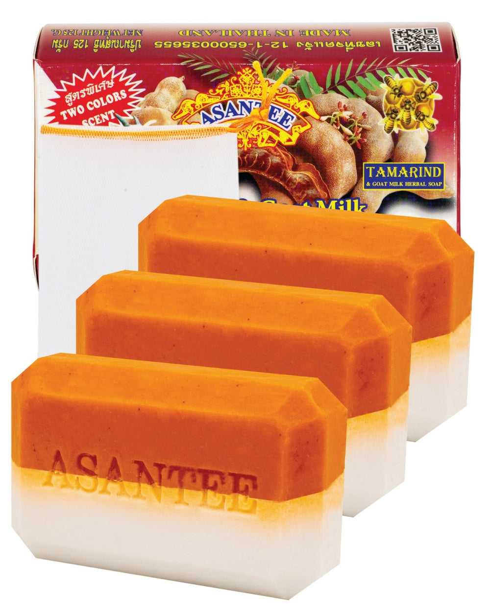 ASANTEE Tamarind & Goat Milk Soap for soft-moisturized skin after cleansing