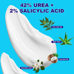ASDToTio Urea Cream 42% texture swatch demonstrates smooth application