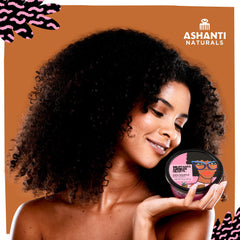 Ashanti Naturals coconut oil blend in whipped butter for soft, hydrated skin