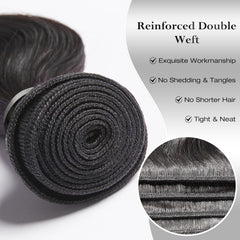 ASHINE Cambodian raw hair bundles 24-inch body wave with dramatic fullness