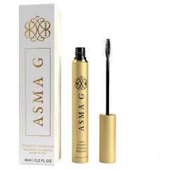 ASMA G Organic Mascara bottle with eco-friendly packaging and vegan formula