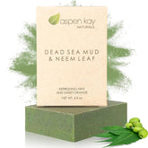 Aspen Kay Naturals Dead Sea mud soap bar – mineral-rich cleansing for all skin types.