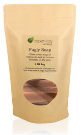 Aspen Kay Naturals Fugly Soap Turmeric bars exterior provides gentle cleansing for all skin types.