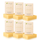 Aspen Kay Naturals aloe-calendula soap bar close-up for gentle cleansing and nourishing skin