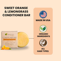 Close-up of conditioner bar with argan oil from Aspen Kay Naturals.