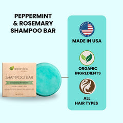 Aspen Kay Naturals shampoo bar ingredients close-up with organic nettle and hibiscus
