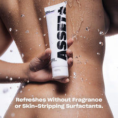 Asset Hole Cleanser hand-application shows discreet, skin-friendly cleansing in use.