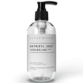 Asterwood Matrixyl 3000 + Argireline serum bottle in fragrance-free packaging for sensitive skin.