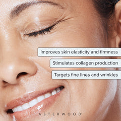 Asterwood Copper Peptides Serum dropper close-up for precise daily application.