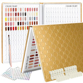 ASTONFOG 308 nail colors chart cover showing swatch book for quick color matching