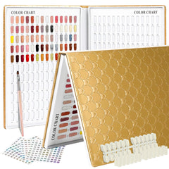 ASTONFOG 308 nail colors chart cover showing swatch book for quick color matching