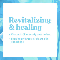 Pouring scrub to activate essential oils during shower routine.