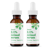 ASUTRA retinol serum bottle with dropper for daily hydration and glow.