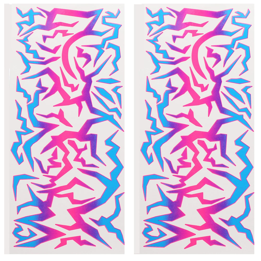 ASVP Shop UV Shine lightning tattoos on the arm deliver full-coverage glow under UV light