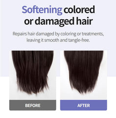 A.t.o.m.y Hair Essential Oil before styling helps tame flyaways.