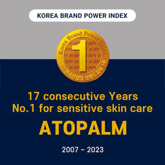 ATOPALM cream on the face shows versatile facial use