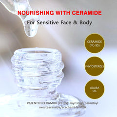 ATOPALM cream applied to skin demonstrates quick absorption on the hand