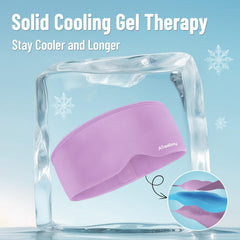 ATreebay Cooling Eye Mask 360 wrap covers eyes and temples for broad soothing coverage