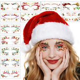 atydkug Christmas face stickers tree pattern for a festive, long lasting look.