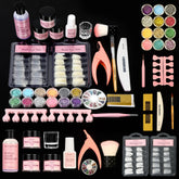 Aucarkee acrylic kit with three-color powders for easy at-home nails