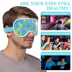 AUDFA gel bead mask provides long-lasting cooling to soothe tired eyes