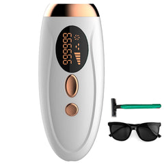 AUITRONCARE IPL device in hand for at-home hair removal
