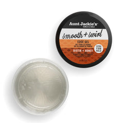 Aunt Jackie’s edge gel provides a natural shine finish on braided hair