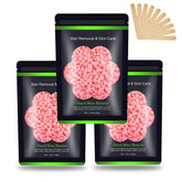 Auperwel wax beads for Brazilian area provide a strong grip for at-home waxing.