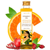 Auravedic Vitamin C Face Oil bottle on a clean surface, showcasing hydration.