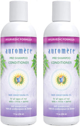 Auromere Pre-Shampoo Conditioner outer-pack display emphasizing value and eco-friendly formula.