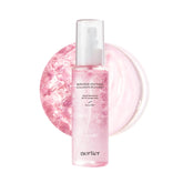 Aurtier pink jelly mist bottle close-up emphasizes hydration.