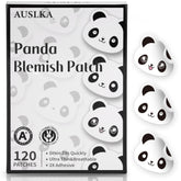 AUSLKA Panda Pimple Patches 120-count packaging highlights convenient spot care on blemishes.