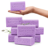Australian Botanical Soap lavender bar offers gentle cleansing with a calming lavender aroma