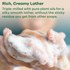 Australian Botanical Triple milled soap, long-lasting bar for a lasting cleanse.