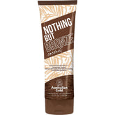 Australian Gold Nothing But Bronze Coconut Advanced Ultra Dark Bronzer bottle with ColorGuard protection for tattoos.