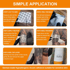 Autdor PEPAX SUFU bandage applied on skin for secure coverage